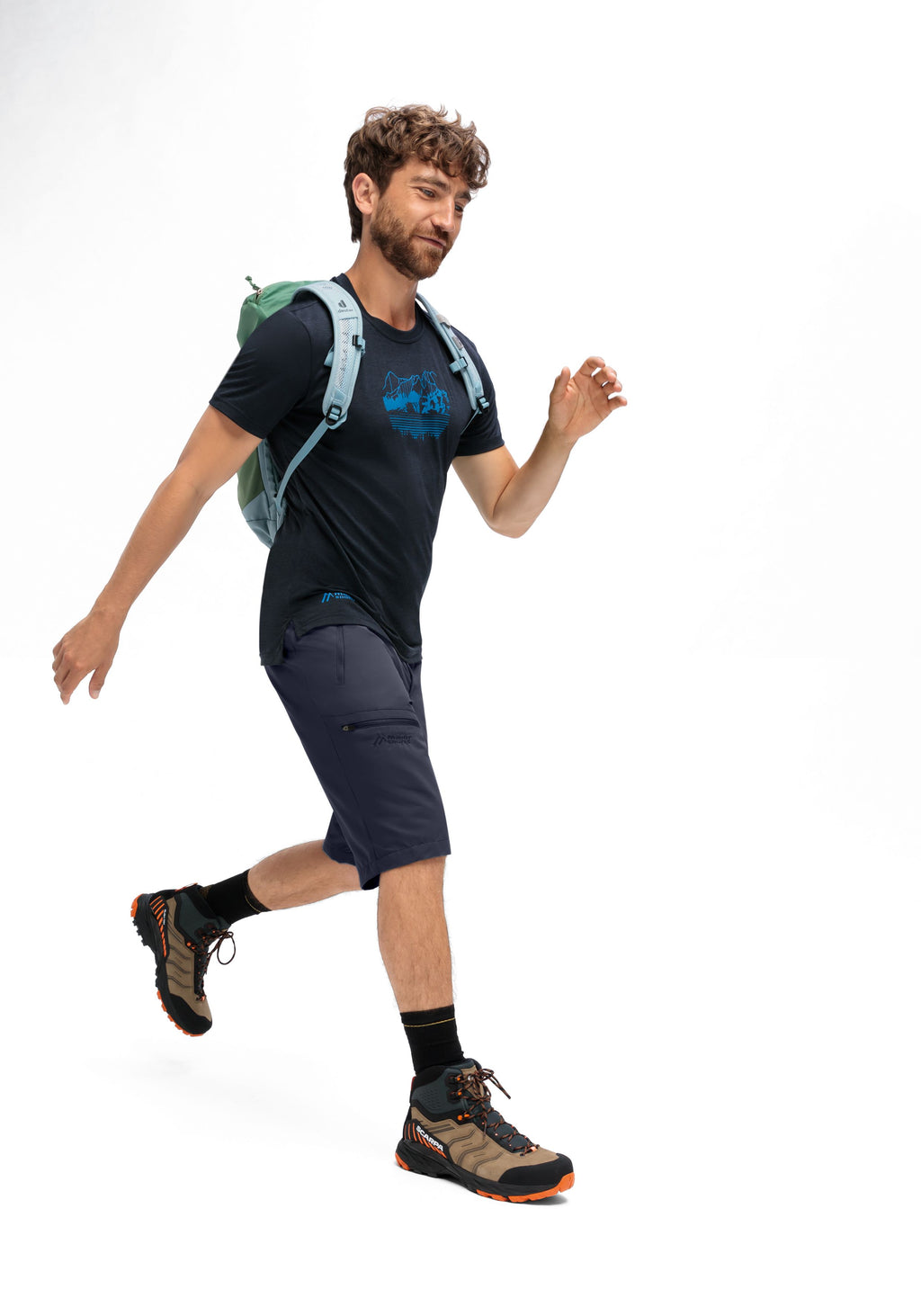 Maier Sports Nil Short Loop große Größen – night sky