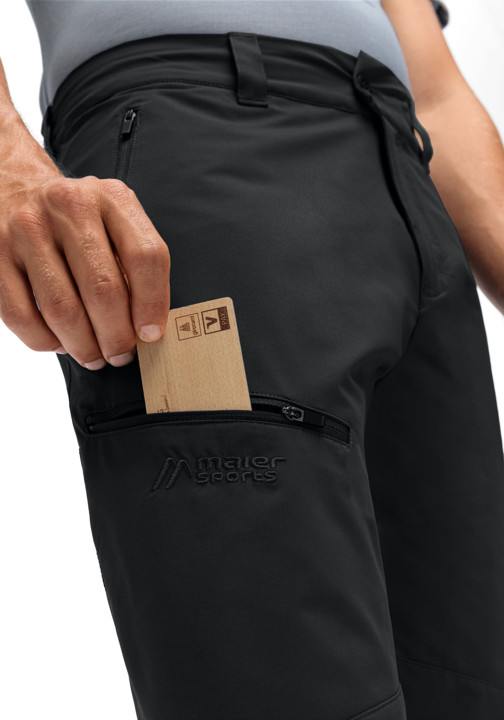 Maier Sports Nil Loop große Größen – black