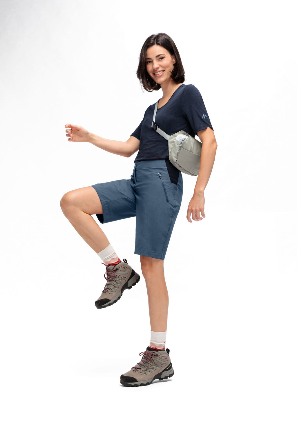 Maier Sports Inara Short Vario große Größen – ensign blue
