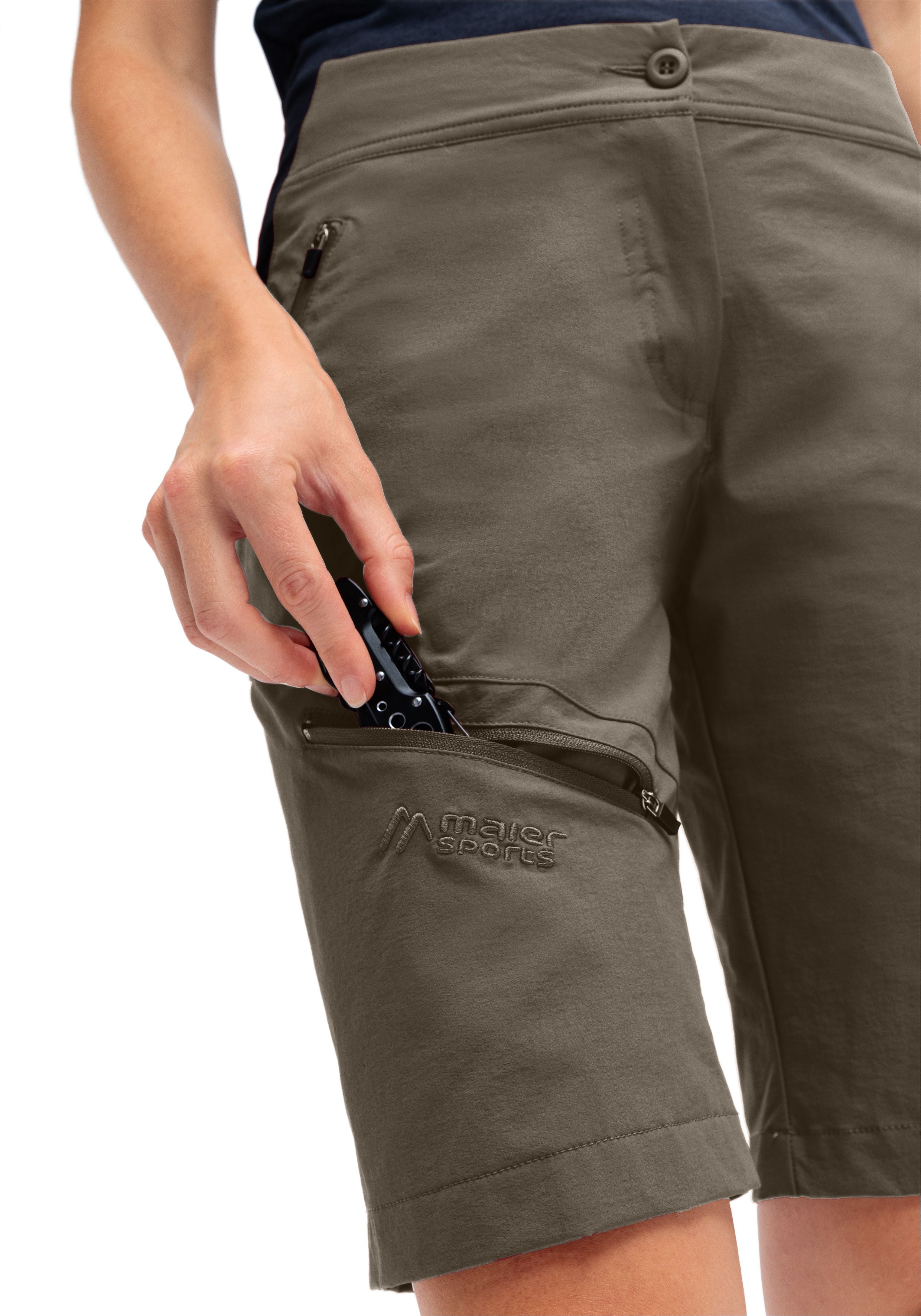 Maier Sports Inara Short Vario große Größen – teak