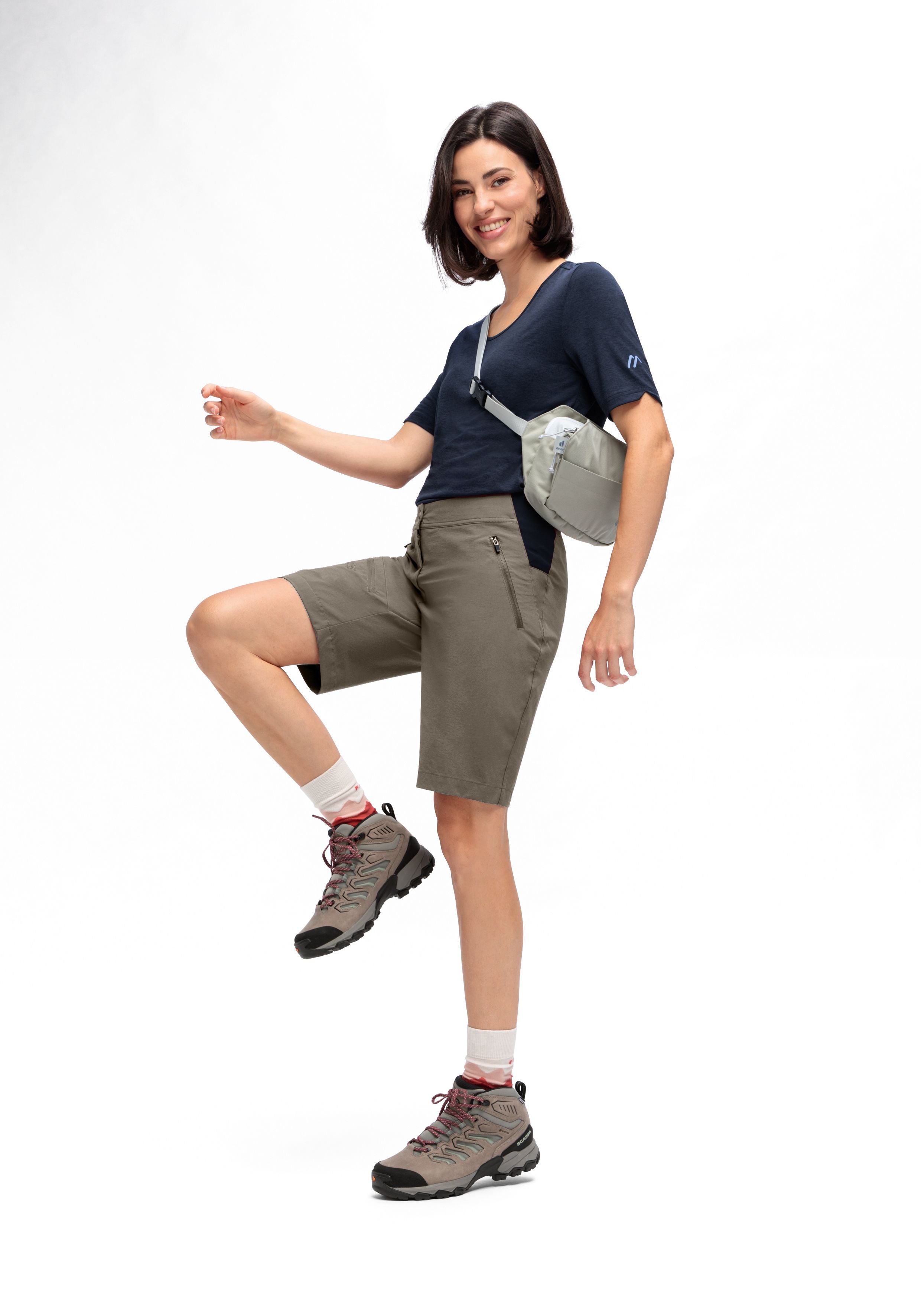 Maier Sports Inara Short Vario große Größen – teak