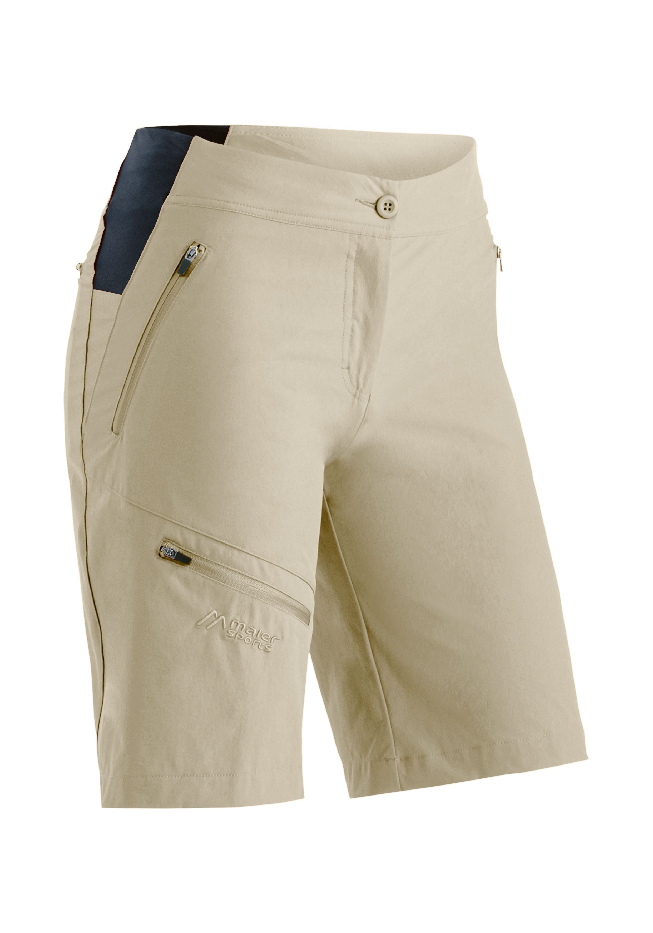Maier Sports Inara Short Vario große Größen – brown rice
