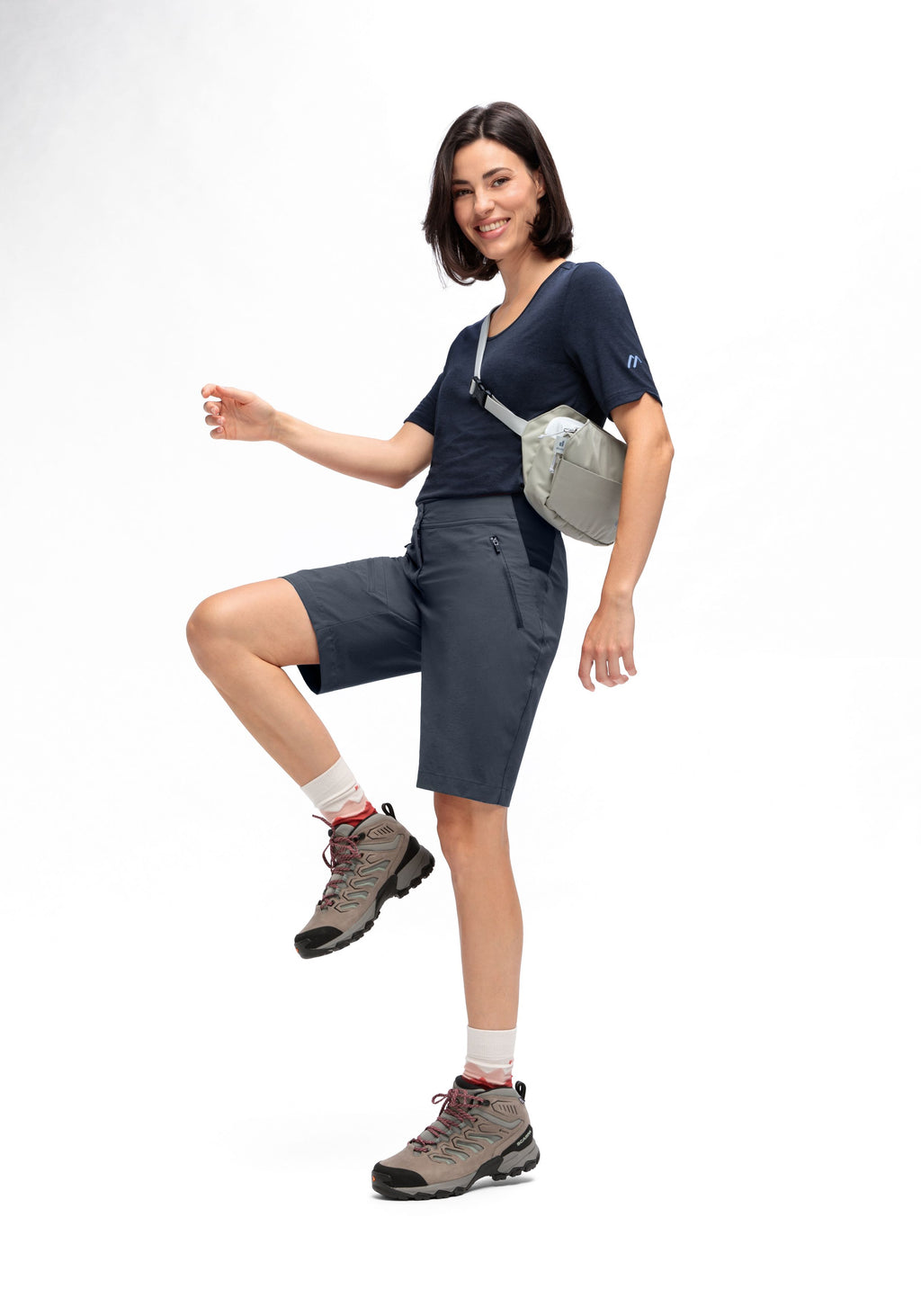 Maier Sports Inara Short Vario große Größen – graphite