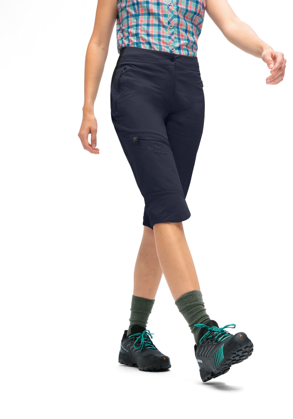 Maier Sports Inara slim Capri Vario große Größen – night sky
