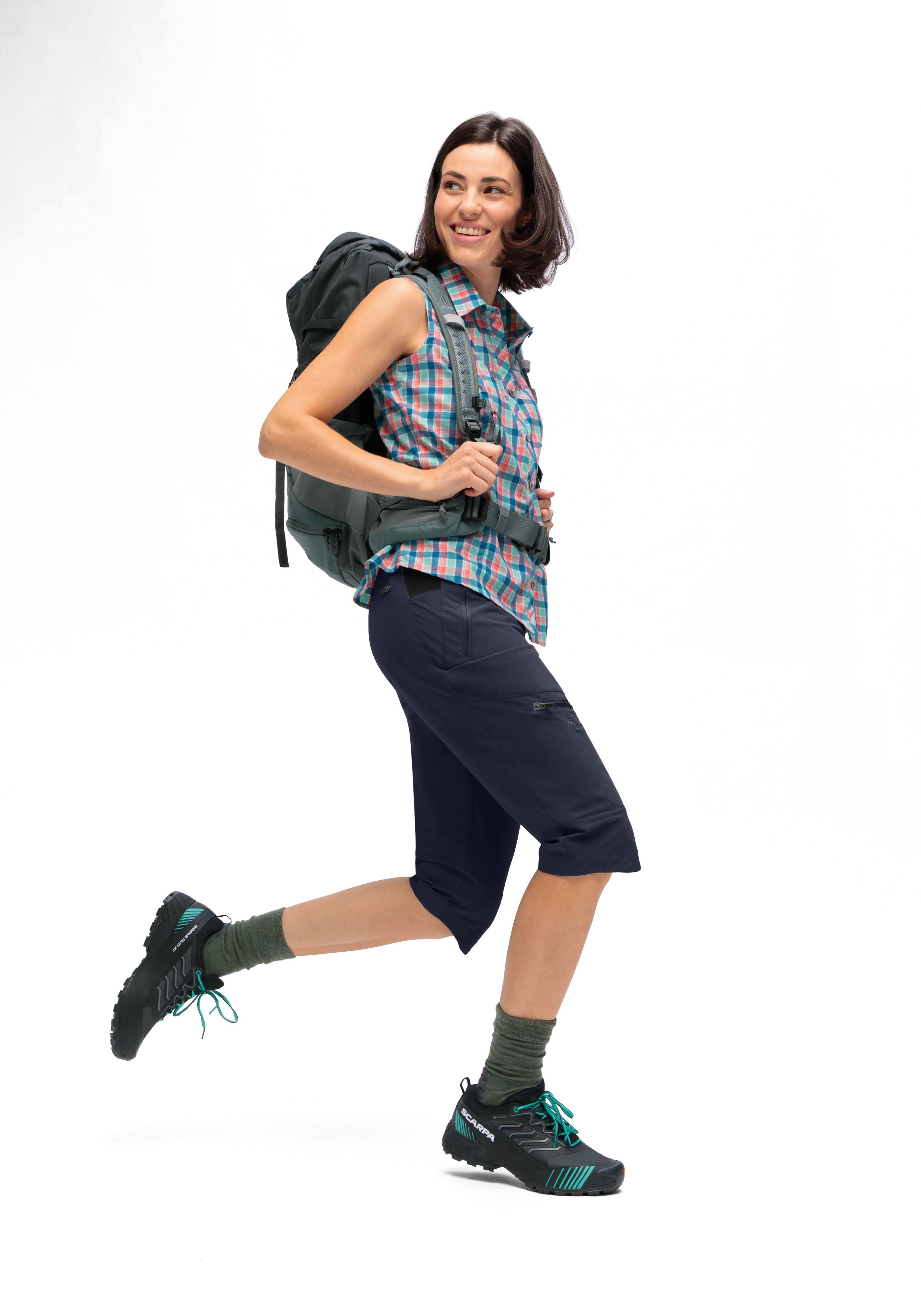 Maier Sports Inara slim Capri Vario große Größen – night sky