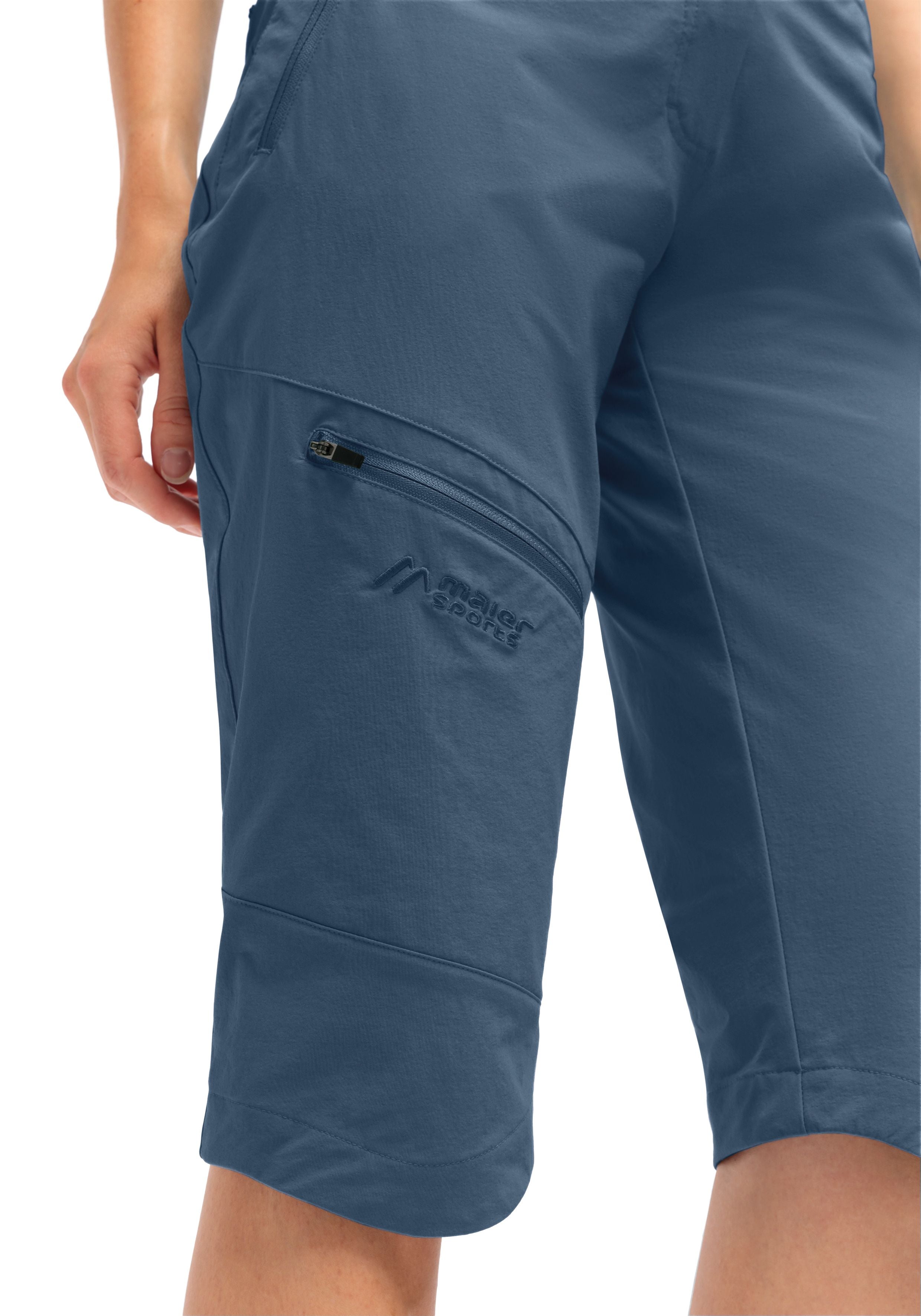 Maier Sports Inara slim Capri Vario große Größen – ensign blue