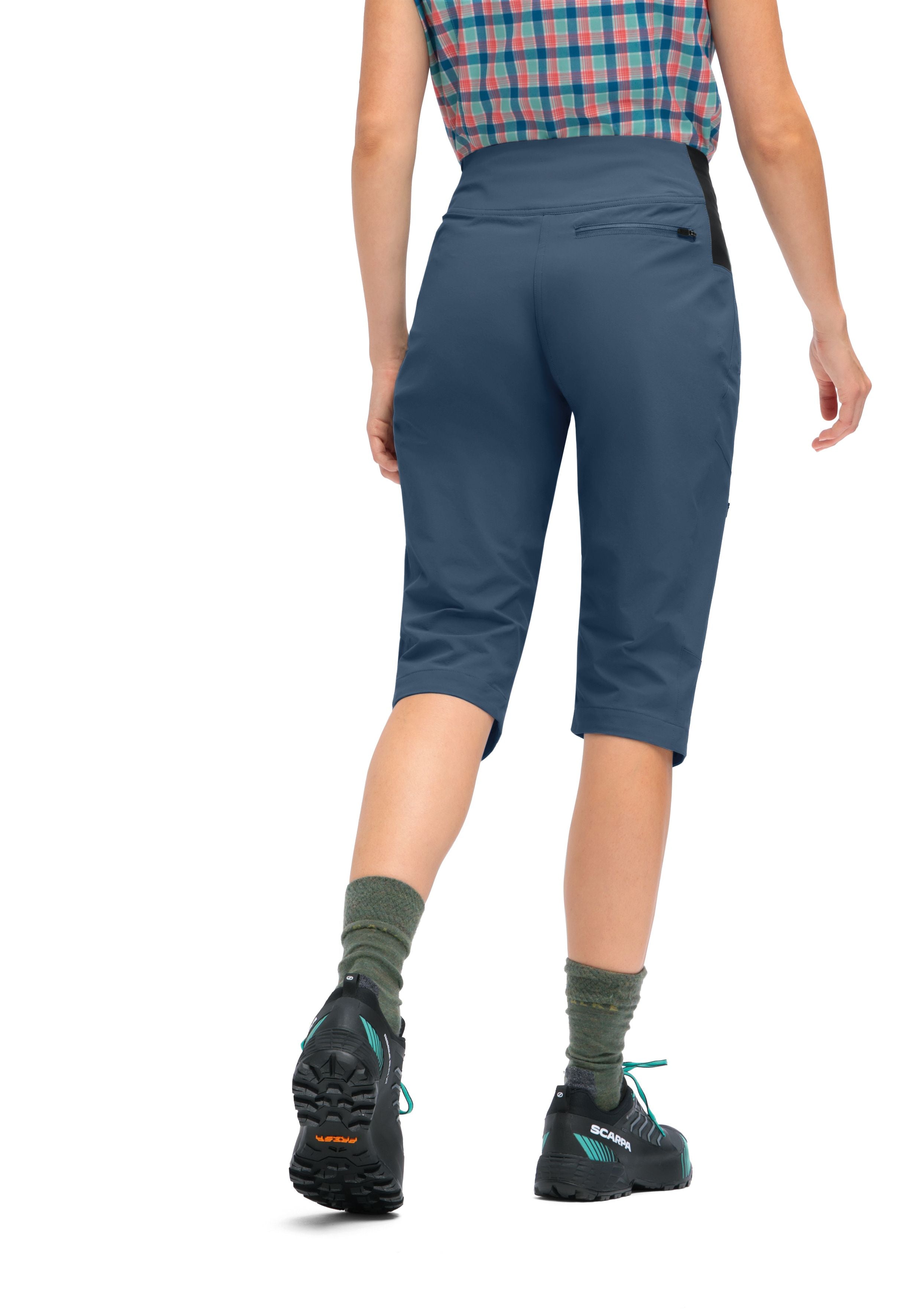 Maier Sports Inara slim Capri Vario große Größen – ensign blue