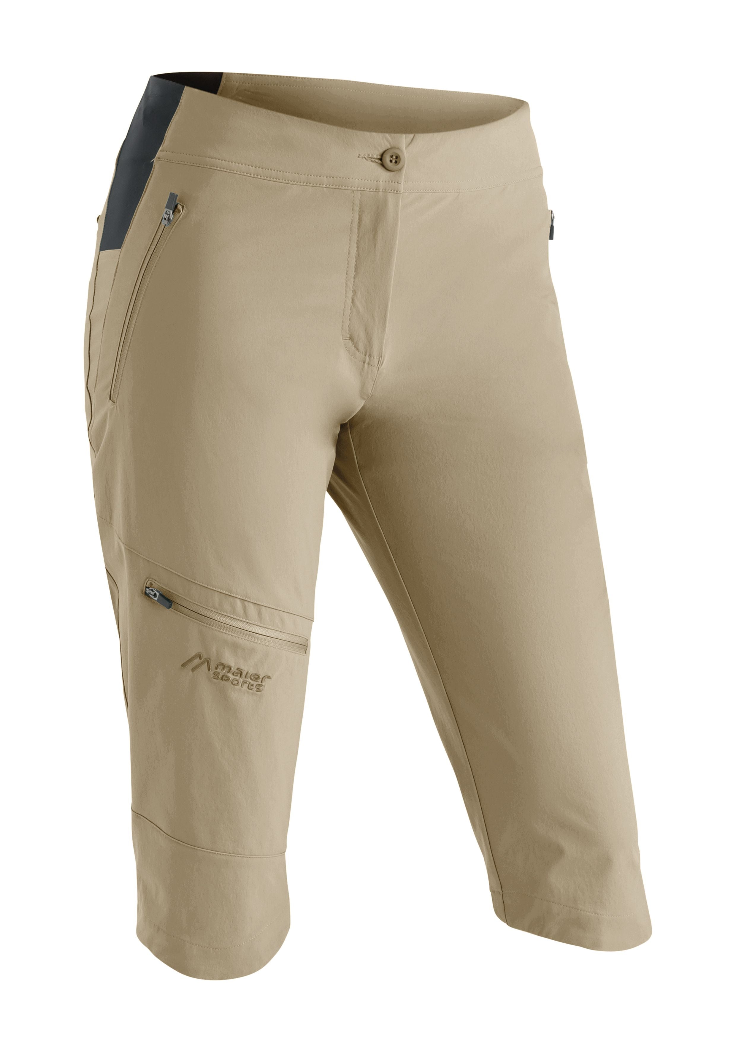 Maier Sports Inara slim Capri Vario große Größen – coriander