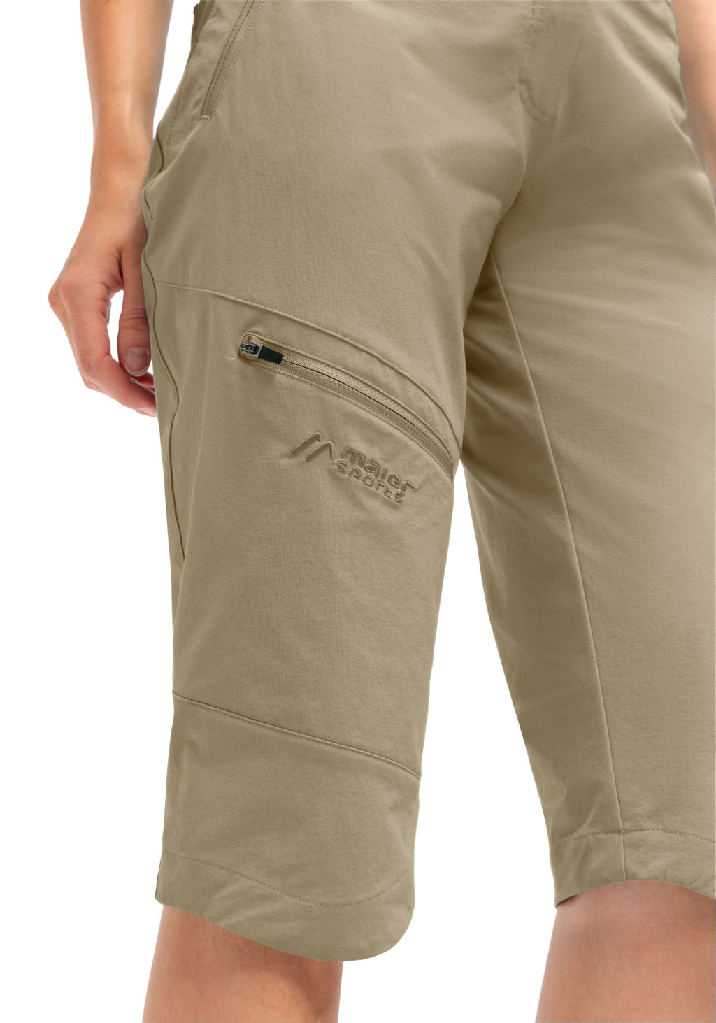 Maier Sports Inara slim Capri Vario große Größen – coriander