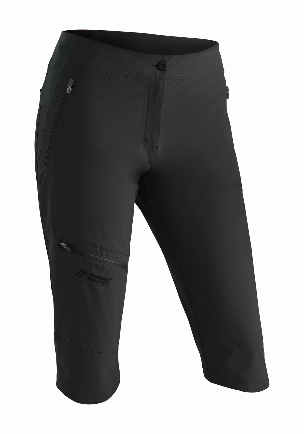 Maier Sports Inara slim Capri Vario große Größen – black