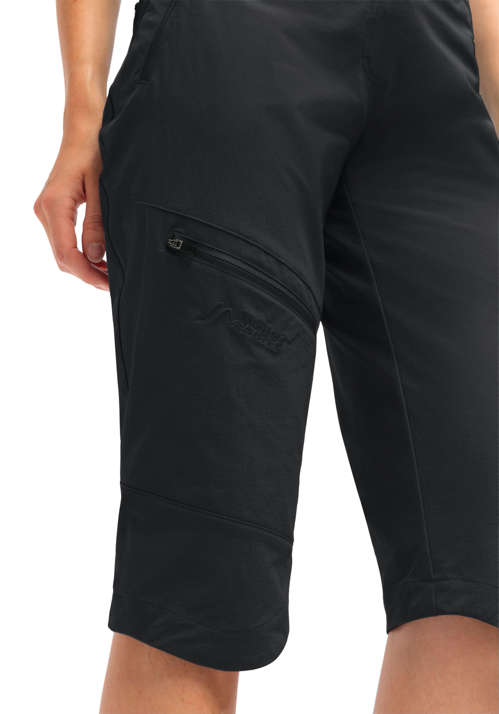 Maier Sports Inara slim Capri Vario große Größen – black