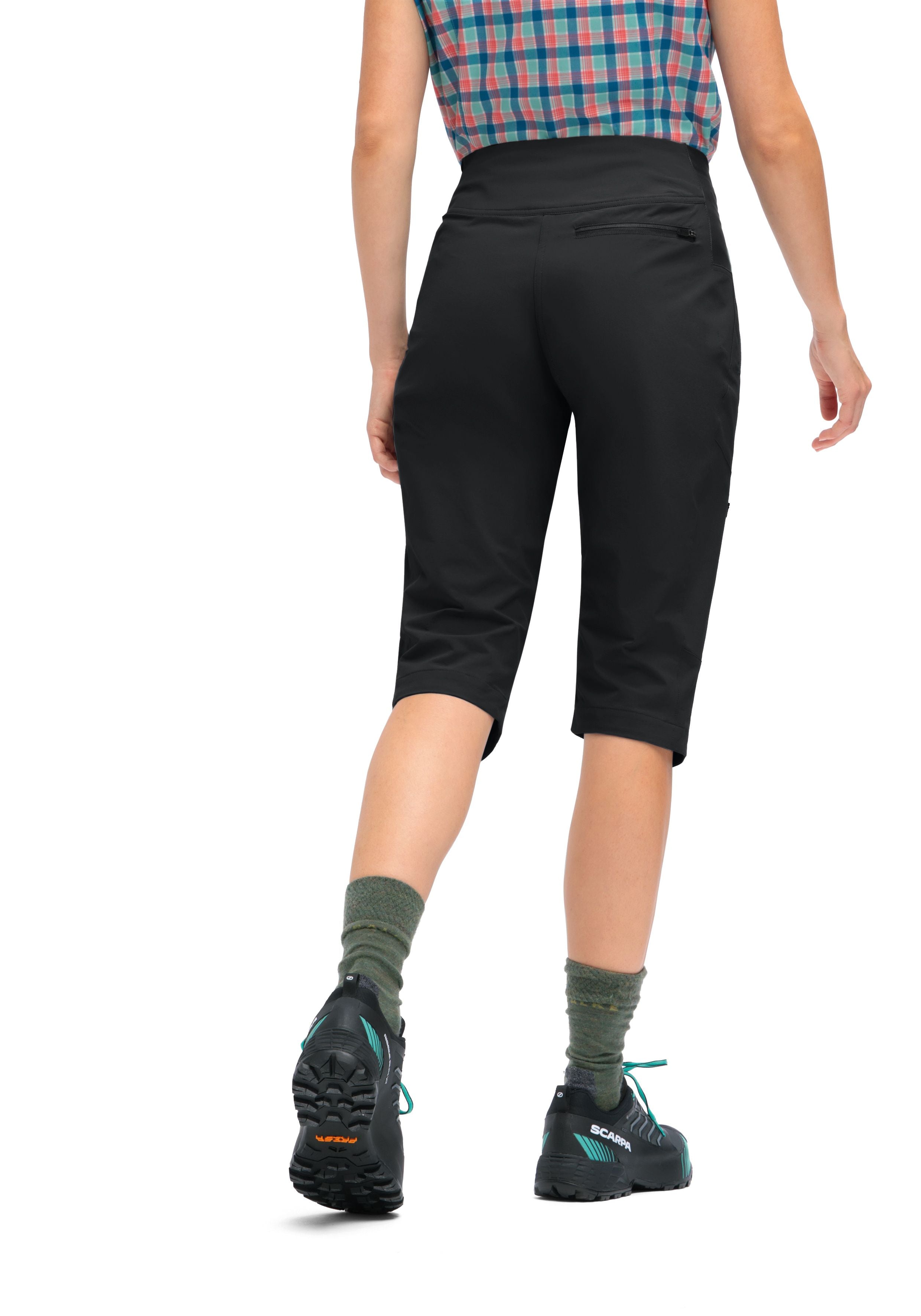 Maier Sports Inara slim Capri Vario große Größen – black