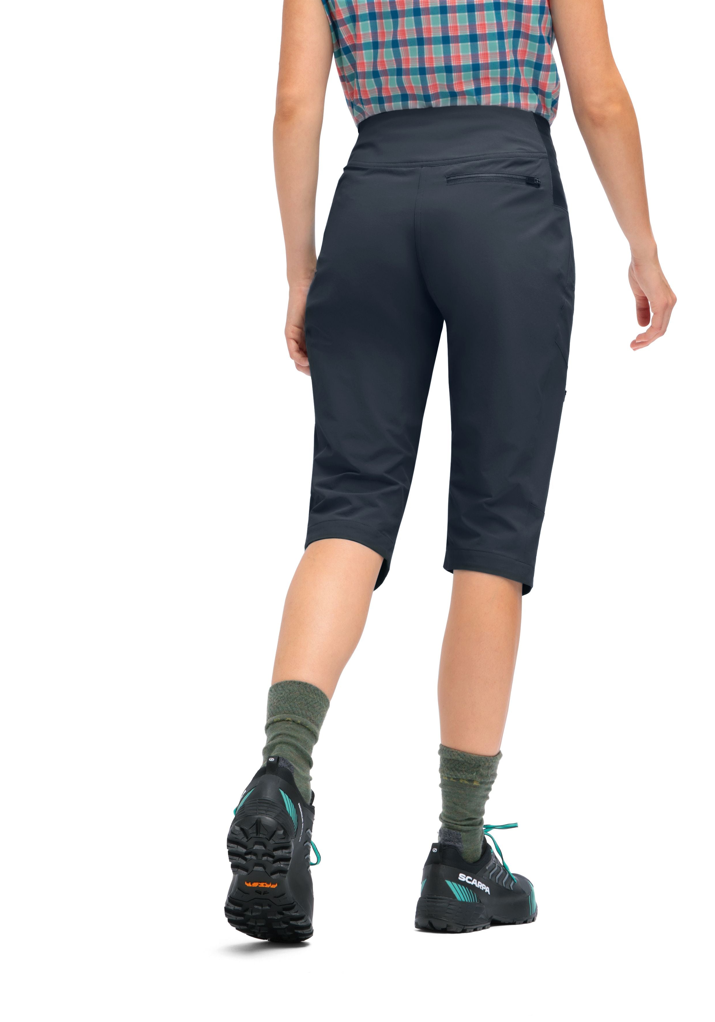 Maier Sports Inara slim Capri Vario große Größen – graphite
