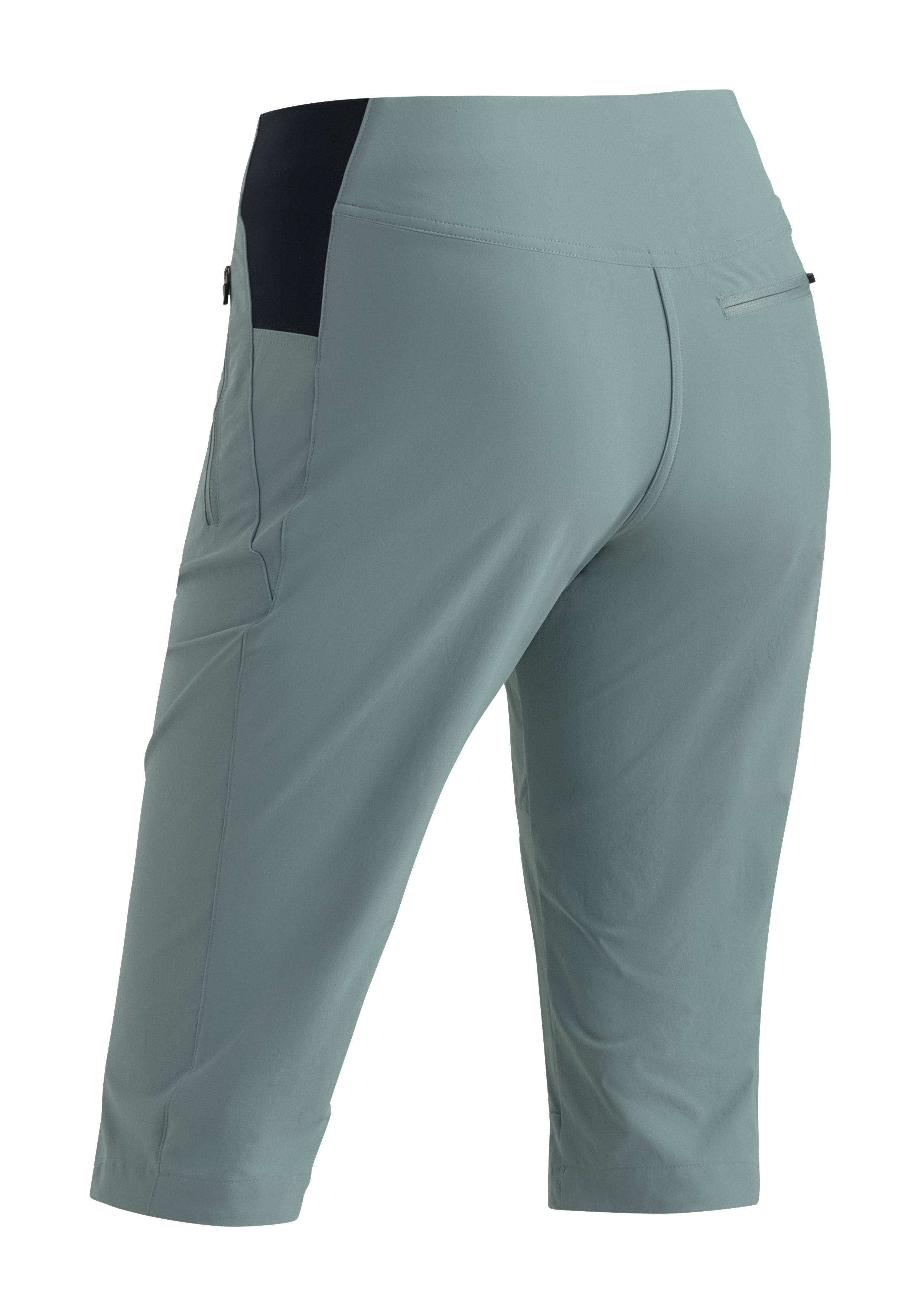 Maier Sports Inara slim Capri Vario große Größen – province blue
