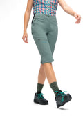 Maier Sports Inara slim Capri Vario große Größen – province blue