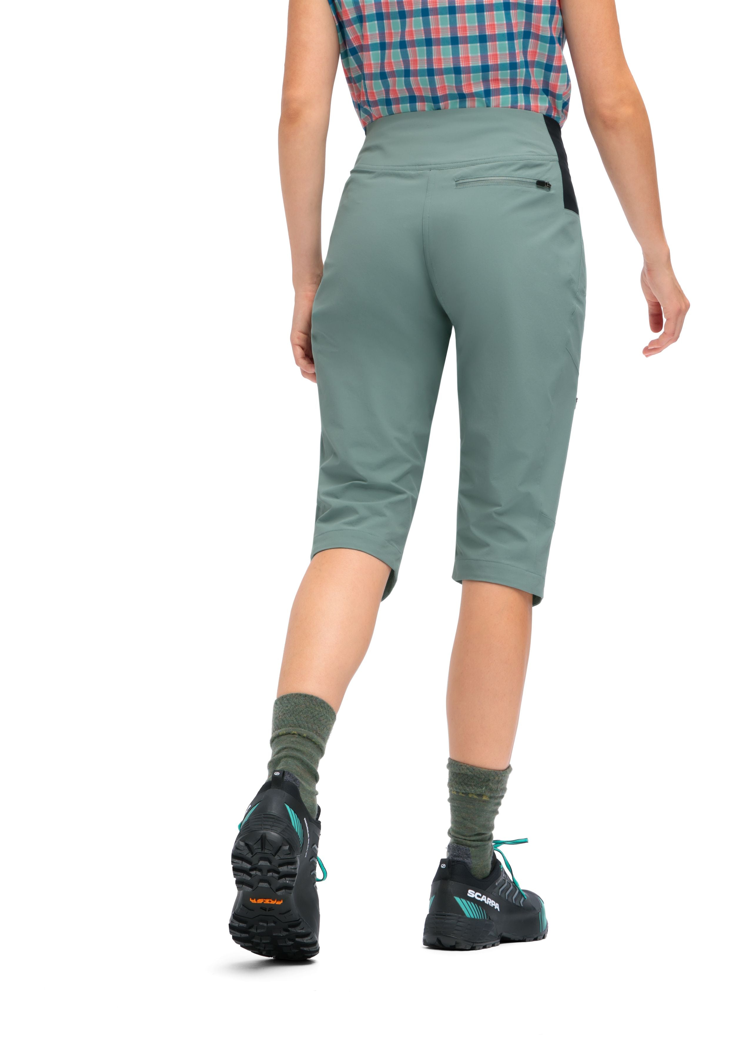 Maier Sports Inara slim Capri Vario große Größen – province blue
