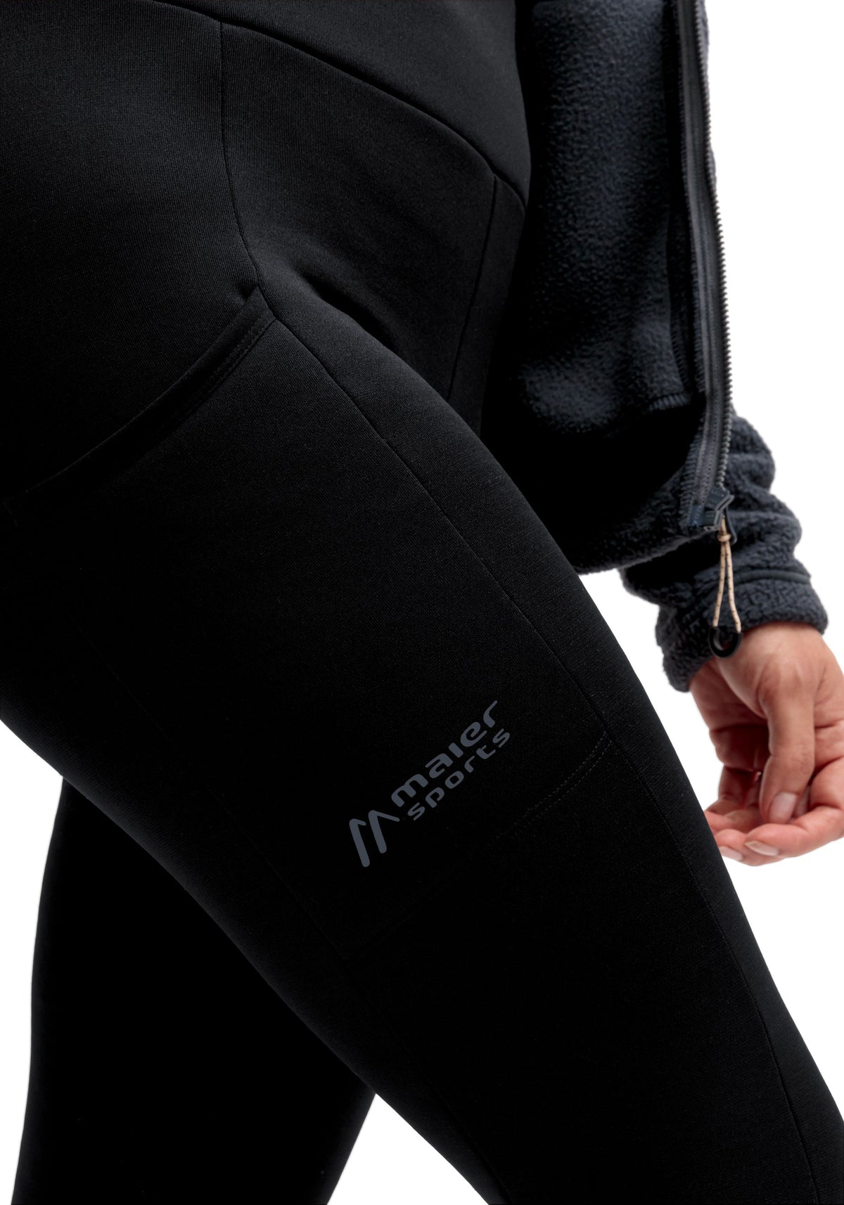 Maier Sports WinterWrap W Wintertight Damen – große Größen black