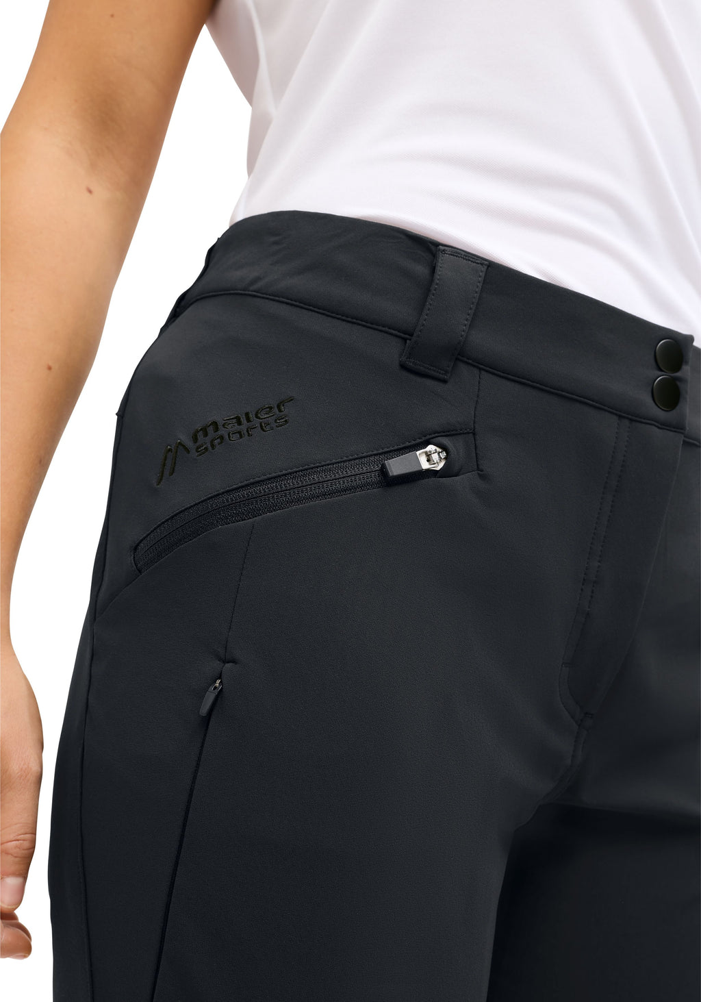 Maier Sports Terrain Master W Wanderhose Damen – große Größen black