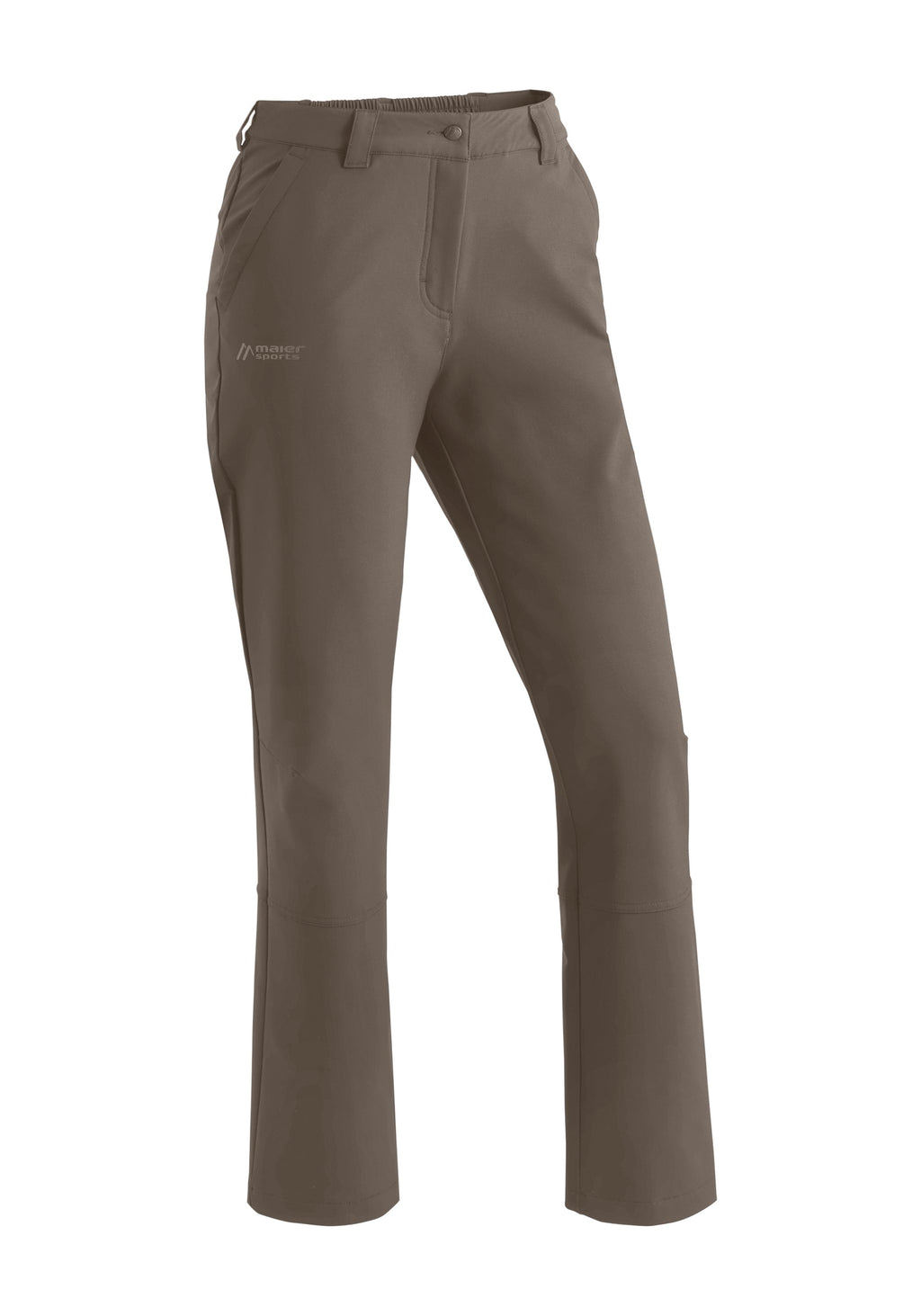 Maier Sports Essential Flex W Winterhose Damen – große Größen teak