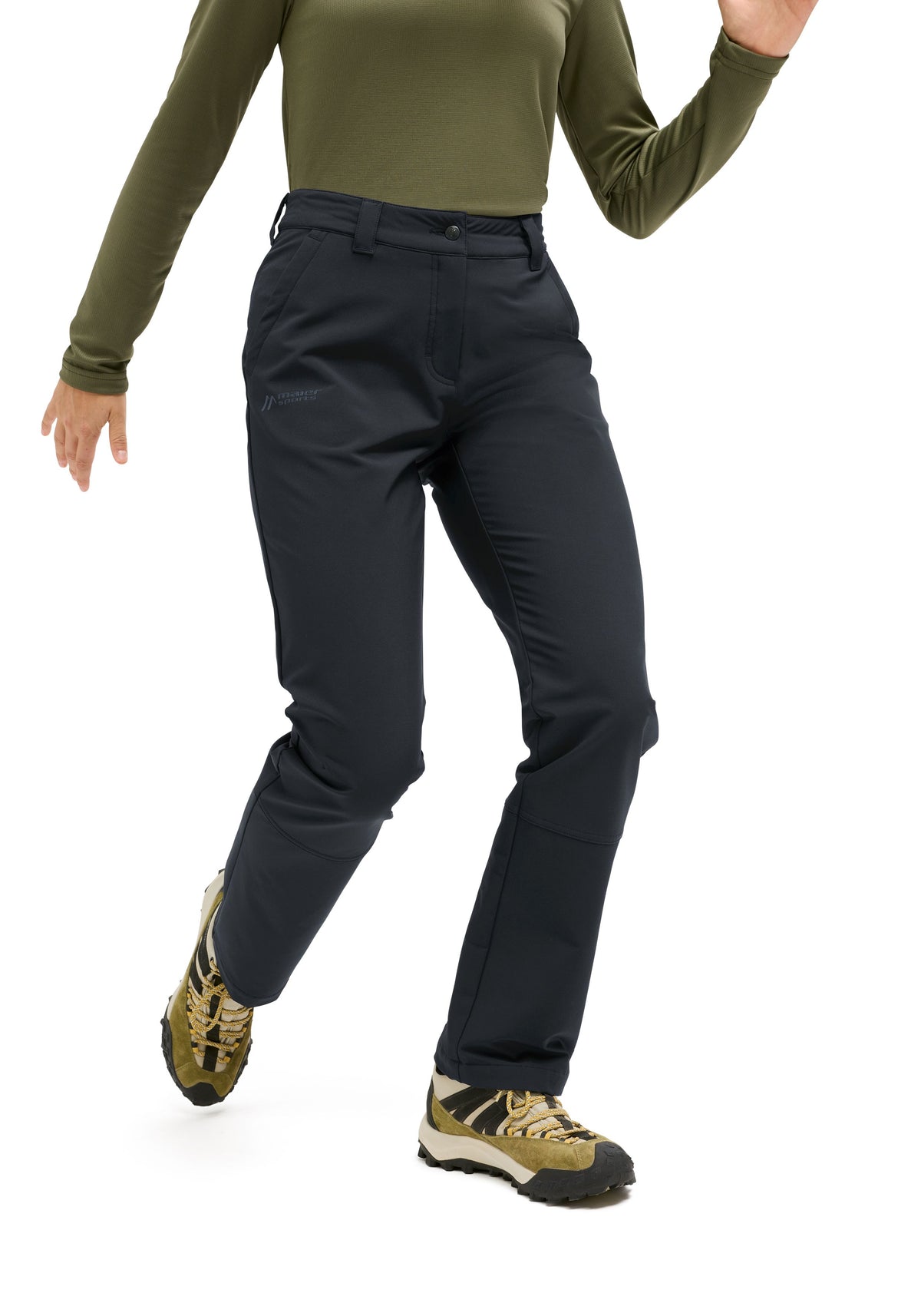 Maier Sports Essential Flex W Winterhose Damen – große Größen black