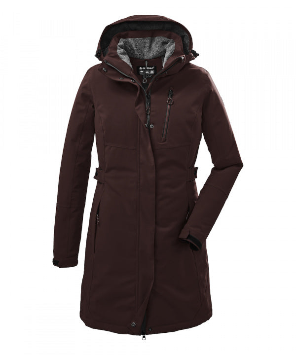 Killtec Damen Funktionsparka KOW 165 in mahagoni