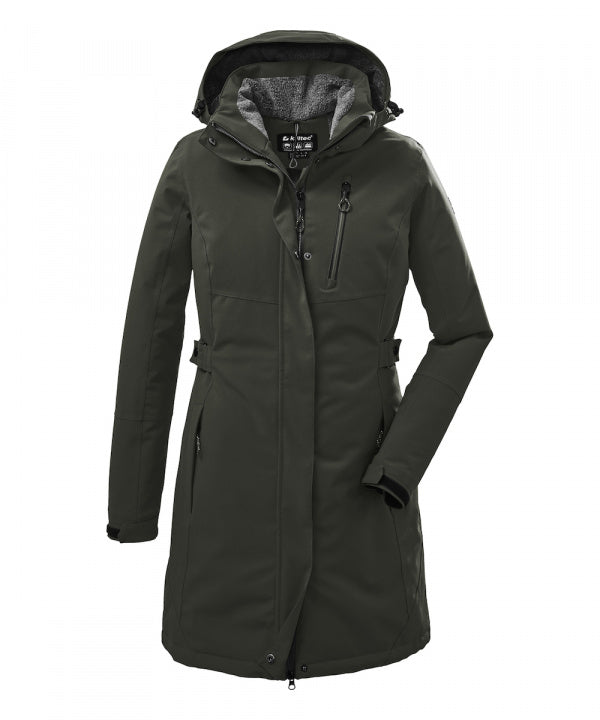 Killtec Damen Funktionsparka KOW 165 in dunkel salbei