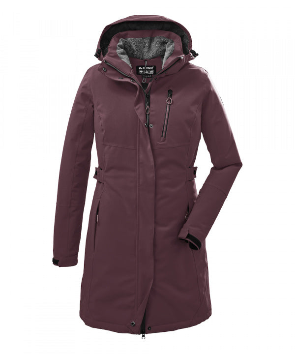 Killtec Damen Funktionsparka KOW 165 in dunkel mauve