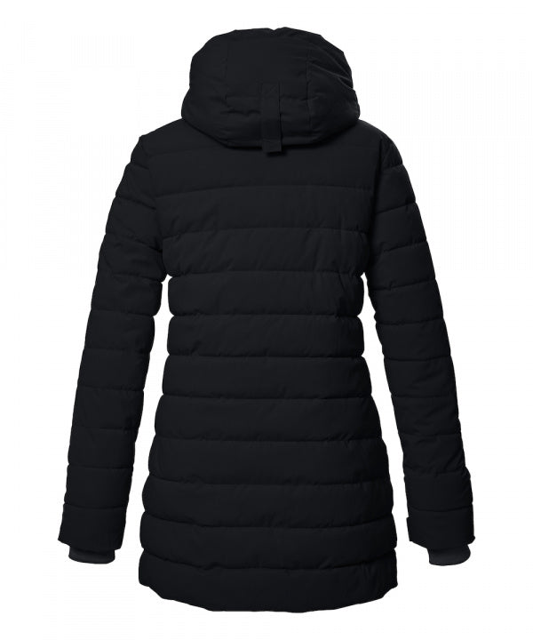 Killtec Damen Funktionsparka KOW 55 in schwarz, Rückansicht