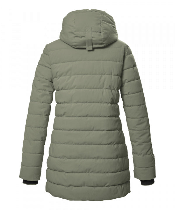 Killtec Damen Funktionsparka KOW 55 in dark sea foam, Rückansicht