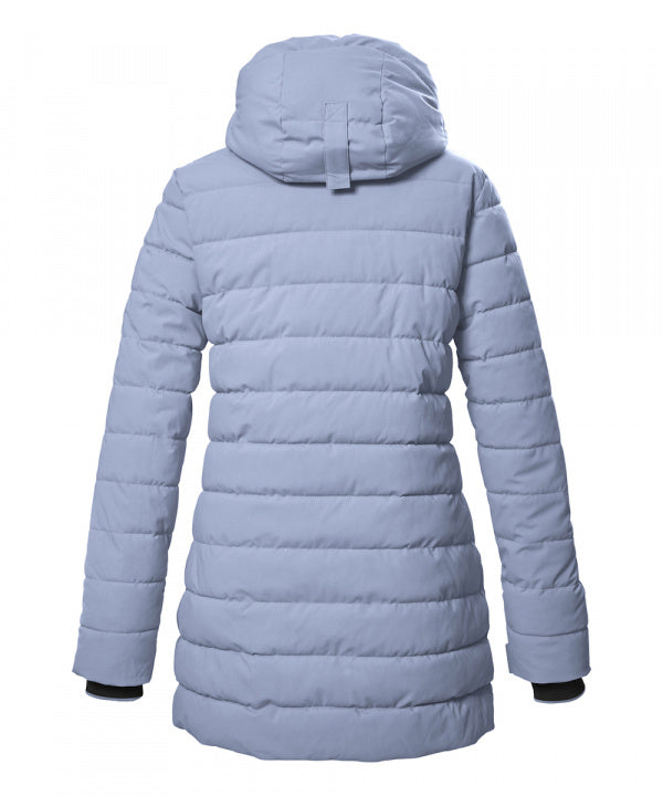 Killtec Damen Funktionsparka KOW 55 in hellblau, Rückansicht
