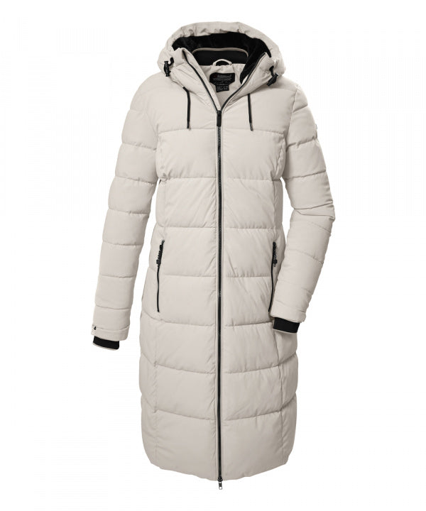 Killtec Damen Steppmantel KOW 56 in weißer sand