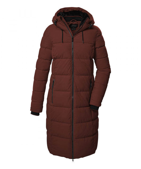 Killtec Damen Steppmantel KOW 56 in kastanie