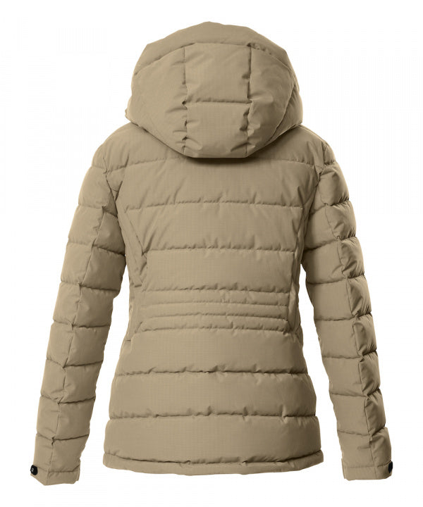 Killtec Damen Steppjacke KOW 10 in sand, Rückansicht