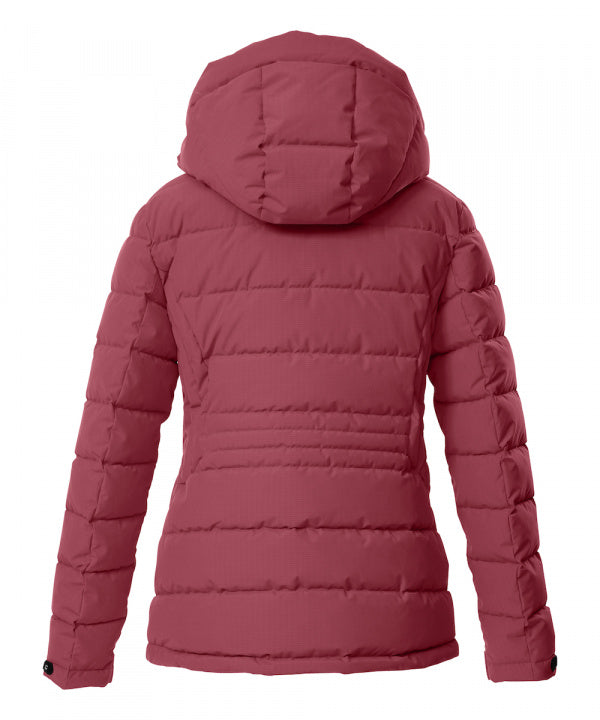 Killtec Damen Steppjacke KOW 10 in holly berry, Rückansicht