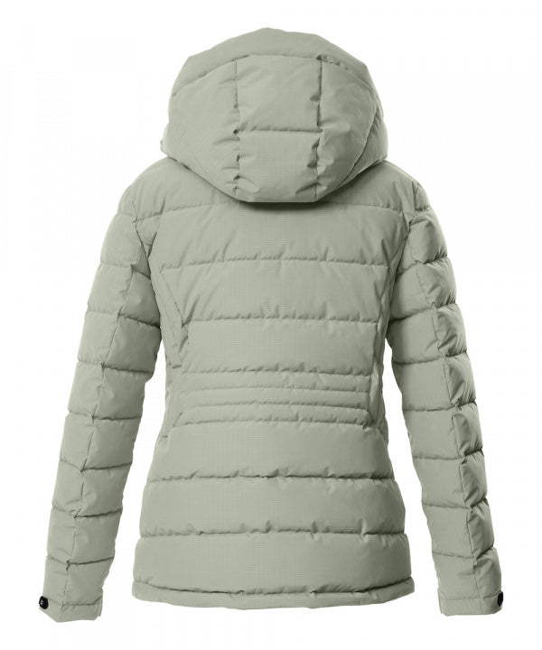 Killtec Damen Steppjacke KOW 10 in helles salbei, Rückansicht