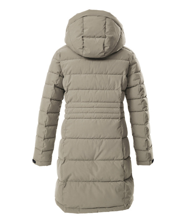 Killtec Damen Funktionsparka KOW 11 in hell taupe, Rückansicht