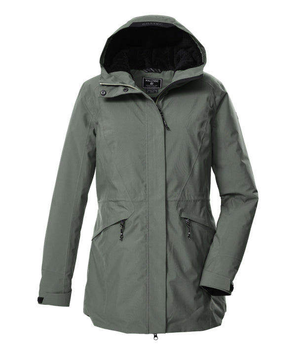 Killtec Damen Funktionsparka KOW 19 in grüngrau