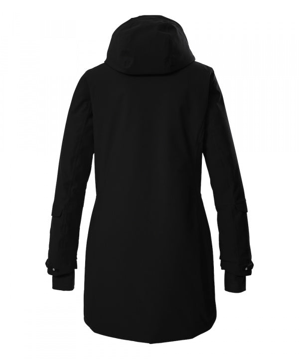 Killtec Damen Funktionsparka KOW 20 in schwarz, Rückansicht