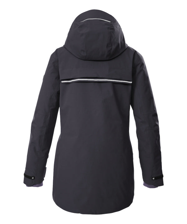 Killtec Damen Funktionsparka KOW 16 in metall, Rückansicht