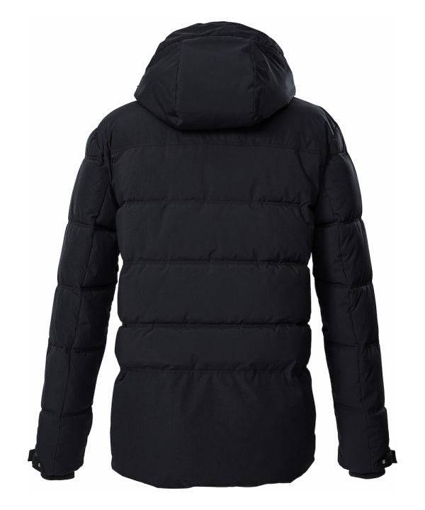 Killtec Herren Steppjacke KOW 87 in schwarz blau, Rückansicht