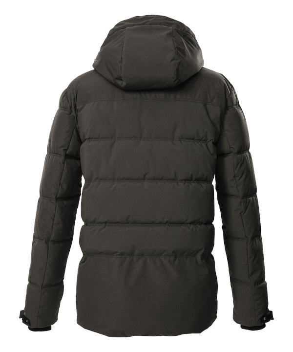 Killtec Herren Steppjacke KOW 87 in grünanthrazit, Rückansicht