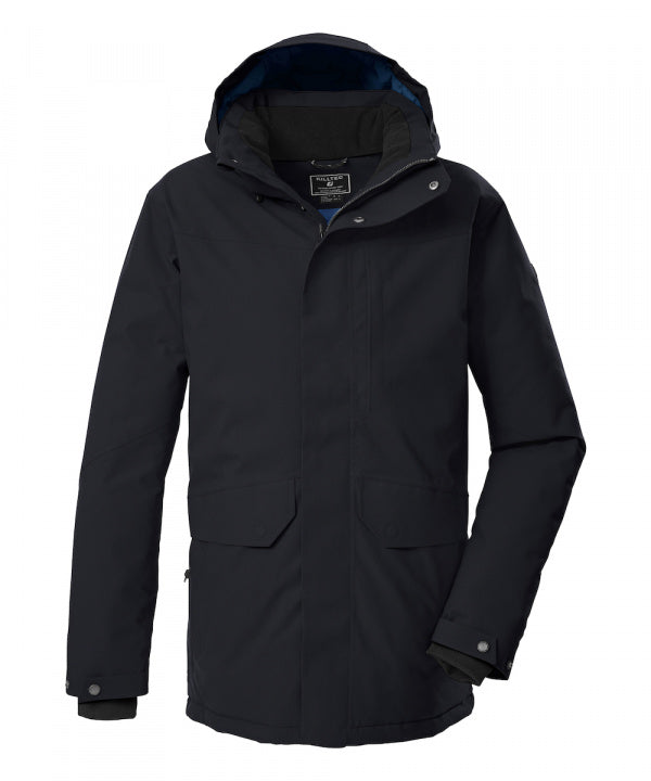 Killtec Herren Funktionsparka KOW 85 in schwarz blau