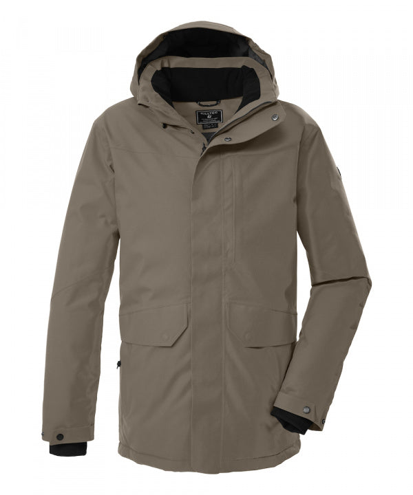 Killtec Herren Funktionsparka KOW 85 in dunkelsand