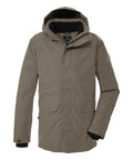 Killtec Herren Funktionsparka KOW 85 in dunkelsand