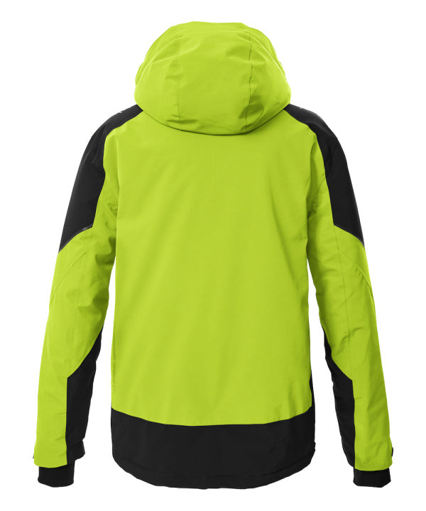 Killtec Herren Skijacke KSW 51 in frühlingsgrün, Rückansicht