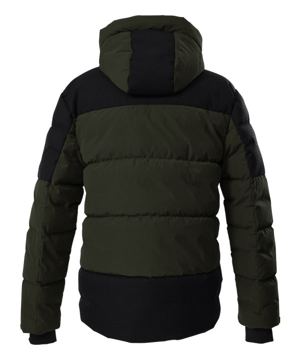 Killtec Herren Steppjacke KOW 88 in dunkeloliv, Rückansicht