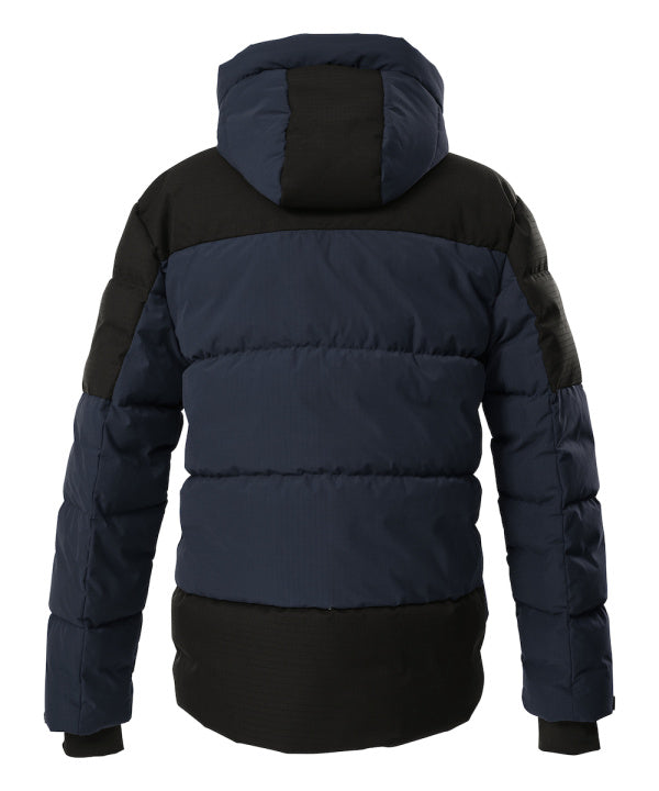 Killtec Herren Steppjacke KOW 88 in dunkelblau, Rückansicht