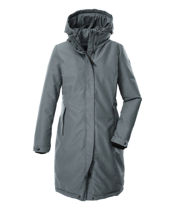 G.I.G.A. DX Damen Steppmantel GW 80 in foggy ocean