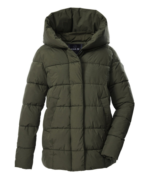 G.I.G.A. DX Damen Steppjacke GW 57 in dunkeloliv