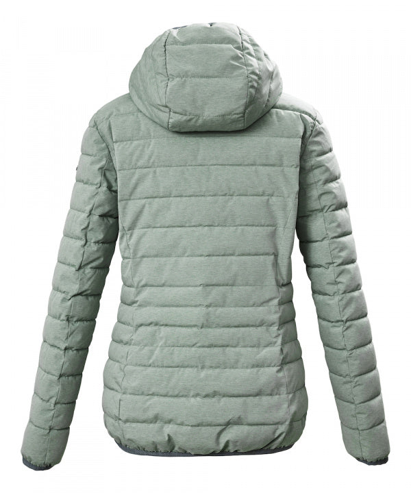 G.I.G.A. DX Damen Steppjacke GW 49 in aquaverde, Rückansicht